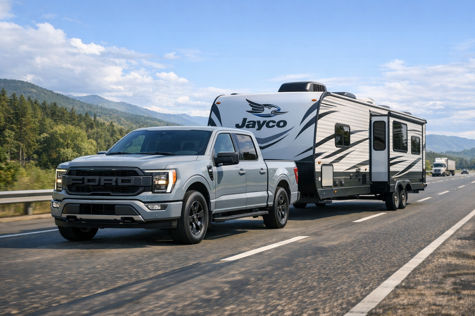 F150 towing Jayco Our Rig