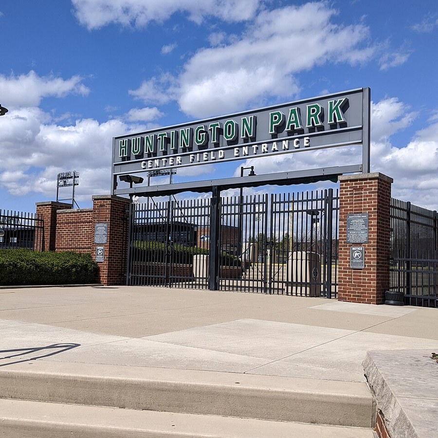 huntington-park-columbus Huntington Park center field entrance in Columbus, Ohio